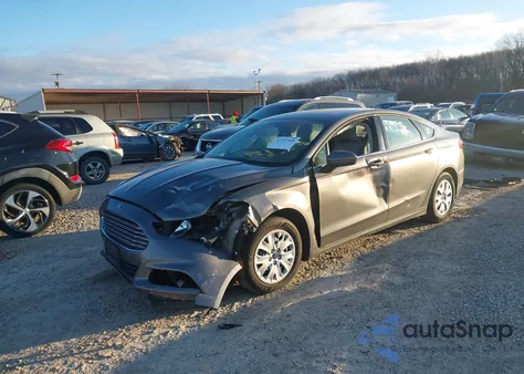 2014 Ford Fusion S из США, поврежденный, VIN 1FA6P0G70E5351659